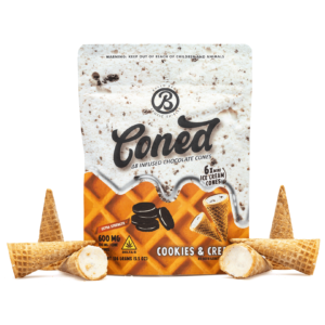 Baked Bags Delta 8 THC Coned Cookies & Cream (600 mg Total Delta 8 THC) Kaufen